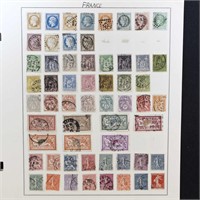 France Stamps Mint & Used on Pages