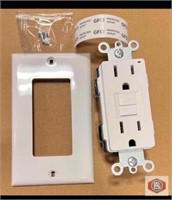 New 50 pcs , 15 Amp Self Test GFCI Receptacle