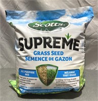 Scotts Supreme Grass Seed (3/4 Full)