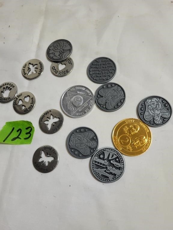 14 Life Pattern coins