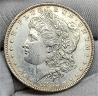 1882-O Morgan Silver Dollar AU