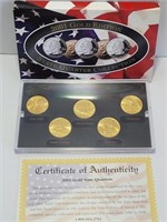 2001 State Quarters Gold Edition Set in Box