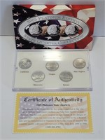 2005 State Quarters Platinum Edition in Box