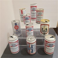 Vintage Budweiser Cans