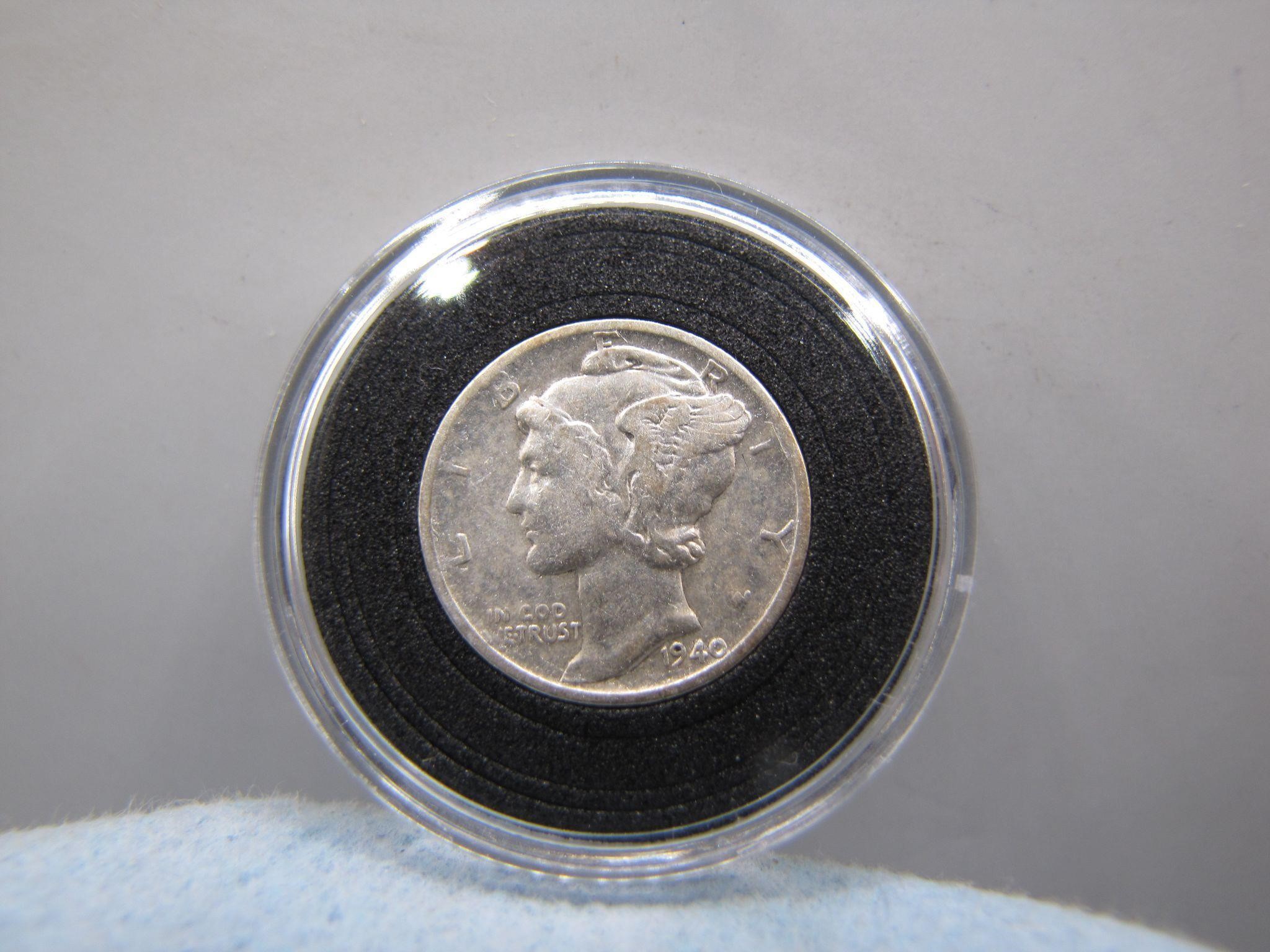 1940 Mercury Silver Dime