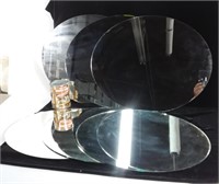 6 miroirs ovales 20"×16",  4mm d'épaisseur