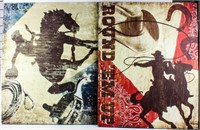 Art Pair Stretched Canvas Cowboy Prints
