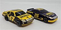 (2) Lifelike NASCAR HO Slot Cars