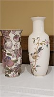 Japanese Porcelain Vase & Vintage Toyo Vase