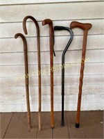 Nice wooden canes and more