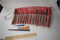 Lot of Metal Punches & Chisels