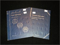 (2) Albums Lincoln Cents 1909-1975  (177 coins)