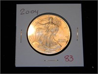 2004 Am. Silver Eagle $1 UNC.