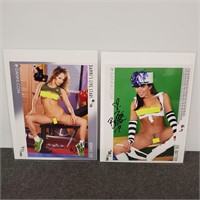 2 Signed & Numbered Adult Female Fim Star Photos