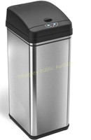 13 Gallon Stainless Steel Touchless Trash Can