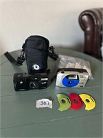 Vivitar and LeClic Camera and Camera Bag