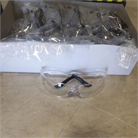 12pr of Clear Safety Glasses
