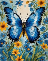 Blue Butterfly 1 LTD EDT Signed Van Gogh Limited