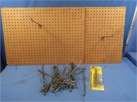 Pegboards & Pegs 43x20" & 28x20"