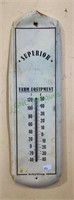Vintage thermometer from Superior Farm Equipment