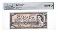 Bank of Canada 1954 $100 Choice New 64 Legacy (077