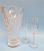 Glass Vase - Wine Glasses