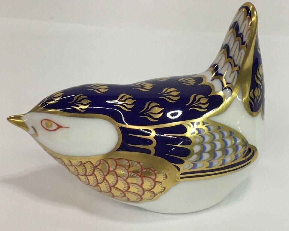 Royal Crown Derby Porcelain Bird Figurine