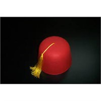 6 ct Classic Adult Red Fez Hat With