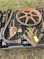 Various blades and farm tools