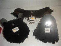 Wall Mounted Bear (9 inches Tall) and Eagles