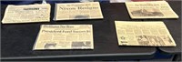 Vintage newspapers 1970s