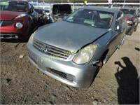 2006 Infiniti G35 JNKCV51E06M514064 Gray