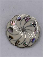 PRETTY PIN WHEEL BROOCH-MEXICO