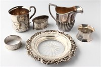 Melange of Sterling Silver Table Items,