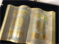 Metal handmade The holy Quran