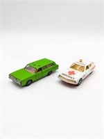 Lot Of 2 Matchbox Speed Kings Toy Lesney Cars