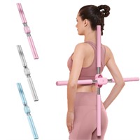 Yoga Sticks Posture Corrector  Pink  Retractable