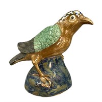 1970’s Chinese Shiwan Guangdong Pottery Bird