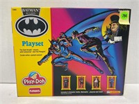Batman returns Play-Doh playset opened and