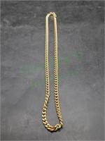 Monet Gold Tone 15.5" Curb Chain Necklace