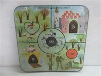 COOL TIN LITHO GAME BOARD - DOUBLE SIDED