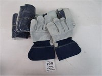 PREMIUM COWHIDE LEATHER GLOVES SIZE XL- 6 PAIRS