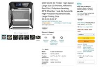 C7865  QIDI MAX3 3D Printer