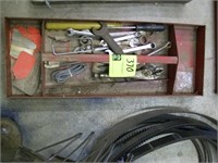 RED TOOL CADDY AND CONTENTS