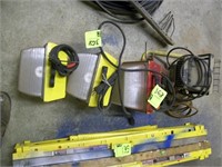 3 EXPLOSION-PROOF WORK LIGHTS, 2 HALOGEN WORK