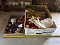 2 Boxes of Christmas Decorations