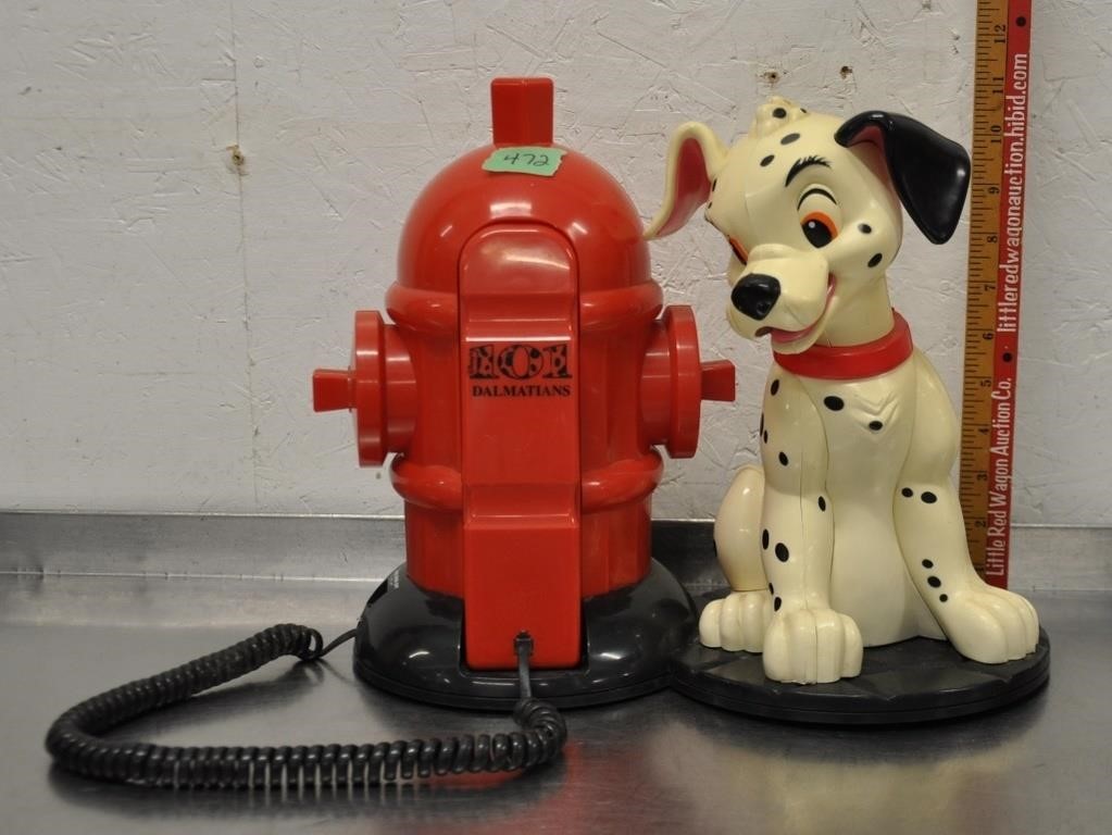 Disney 101 Dalmations telephone, not tested