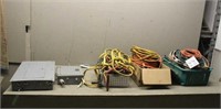 (2) Breaker Boxes, Assortment of Jumper Cables and