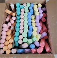 Box of sidewalk chalk.  Approximately 100 pieces.