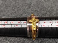 Spinner Cross Ring Size 7.5